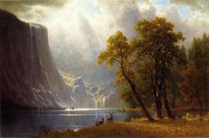 Yosemite Valley -   Albert Bierstadt Oil Painting