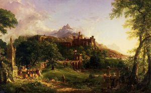 The Departure - Thomas Cole Oil Painting