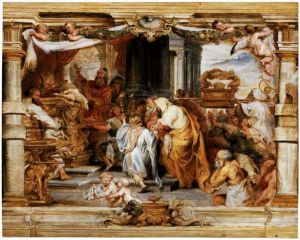 The Sacrifice of the Old Covenant -   Peter Paul Rubens oil painting