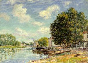 Moret-Sur-Loing V - Oil Painting Reproduction On Canvas