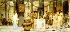 The Vintage Festival - Sir Lawrence Alma-Tadema oil painting