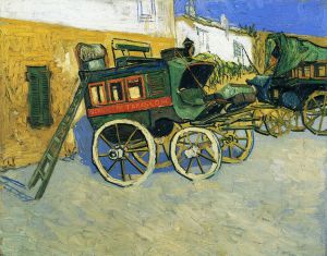 The Tarascon Diligence - Vincent Van Gogh oil painting