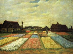 Bulb Fields -  Vincent Van Gogh Oil Painting