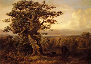 A View in Virginia -  William Holbrook Beard Oil Painting