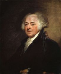 John Adams V - Gilbert Stuart Oil Painting