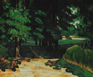 The Avenue at the Jas de Bouffan -  Paul Cezanne Oil Painting