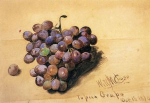 Topaz Grapes -    William Merritt Chase Oil Painting