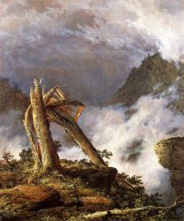 Storm in the Mountains II -  Frederic Edwin Church Oil Painting