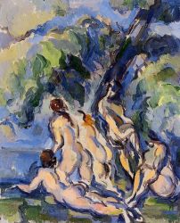 Bathers -  Paul Cezanne oil painting