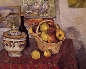 Still Life with Soup Tureen - Paul Cezanne Oil Painting