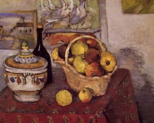 Still Life with Soup Tureen -    Paul Cezanne Oil Painting