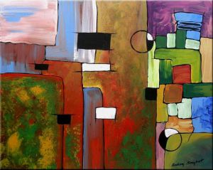 Modern Abstract 4 - Oil Painting Reproduction On Canvas