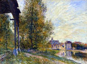 Near Moret-sur-Loing - Oil Painting Reproduction On Canvas