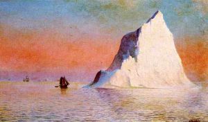 Icebergs -  William Bradford Oil Painting