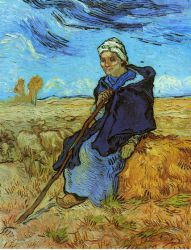 The Shepherdess (after Millet) - Oil Painting Reproduction On Canvas