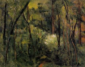 In the Woods III -   Paul Cezanne Oil Painting