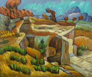 Entrance to a Quarry near St. Remy II - Vincent Van Gogh Oil Painting