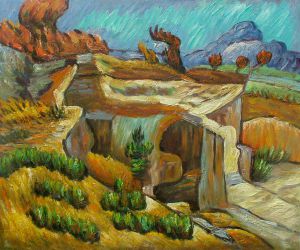 Entrance to a Quarry near St. Remy II -   Vincent Van Gogh Oil Painting