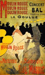 Moulin Rouge - Henri De Toulouse-Lautrec Oil Painting
