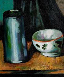Still Life (Bowl and Milk Jug) -    Paul Cezanne Oil Painting