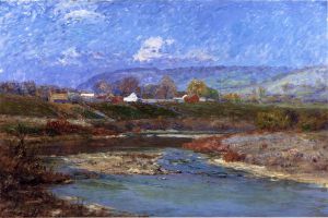 November Morning II - Theodore Clement Steele Oil Painting