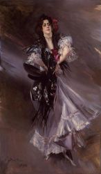 Portrait of Anita de la Ferie, 'The Spanish Dancer' - Oil Painting Reproduction On Canvas