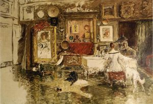 The Tenth Street Studio -  William Merritt Chase Oil Painting