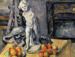 Still Life with Plaster Cupid II - Paul Cezanne Oil Painting