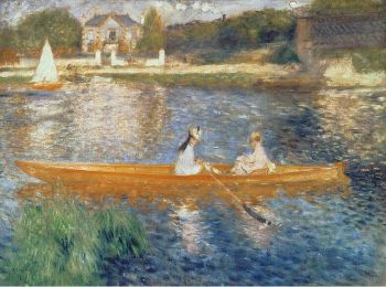 Boating on the Seine - Pierre Auguste Renoir Oil Painting