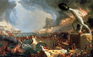 The Course of Empire: Destruction -  Thomas Cole Oil Painting