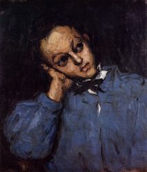 Portrait of a Young Man -   Paul Cezanne Oil Painting