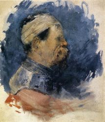 Portrait of a Man -  William Merritt Chase Oil Painting
