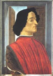 Portrait of Giuliano de' Medici - Sandro Botticelli Oil Painting