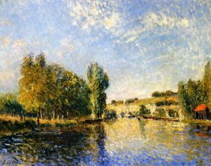 The Loing at Moret - Oil Painting Reproduction On Canvas