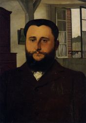 Portrait of Thadee Nathanson -  Felix Vallotton Oil Painting