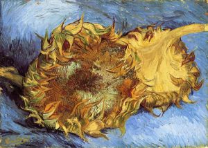 Still Life with Two Sunflowers - Vincent Van Gogh Oil Painting