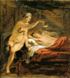 Amor and Psyche - Peter Paul Rubens oil painting