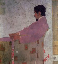 Portrait of the Painter Anton Peschka - Egon Schiele Oil Painting