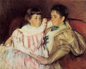 Portrait of Mrs Havemeyer and Her Daughter Electra - Mary Cassatt oil painting,