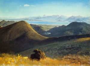 Mono-Lake, Sierra Nevada, California, 1872 -  Albert Bierstadt Oil Painting