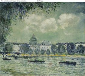 The Seine with the Institute of France - Oil Painting Reproduction On Canvas