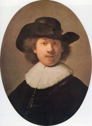 Self-portrait 28 - Rembrandt van Rijn Oil Painting