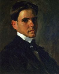 Portrait of Julian Oderdonk -  William Merritt Chase Oil Painting