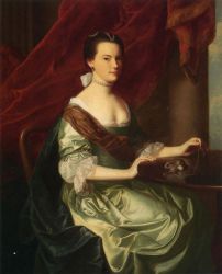 Mrs. Theodore Atkinson, Jr (Francis Deering Wentworth) - Oil Painting Reproduction On Canvas