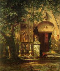 Sunlight and Shadow -  Albert Bierstadt Oil Painting