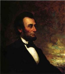 Portrait of Abraham Lincoln - George Henry Story Oil Painting