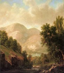The Winding Stream - William Mason Brown Oil Painting