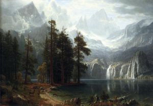 Sierra Nevada -   Albert Bierstadt Oil Painting