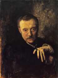Antonio Mancini - John Singer Sargent Oil Painting