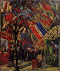 The Fourteenth of July Celebration in Paris - Vincent Van Gogh Oil Painting